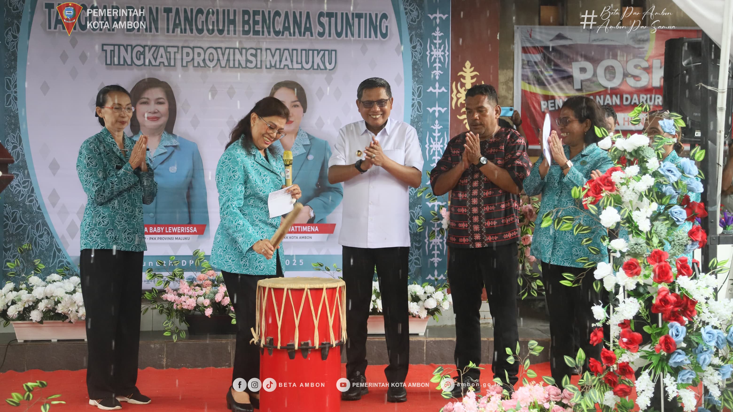 Ambon Sambut Penilaian Lomba Keluarga Sehat dan Tangguh Bencana di Desa Hunuth