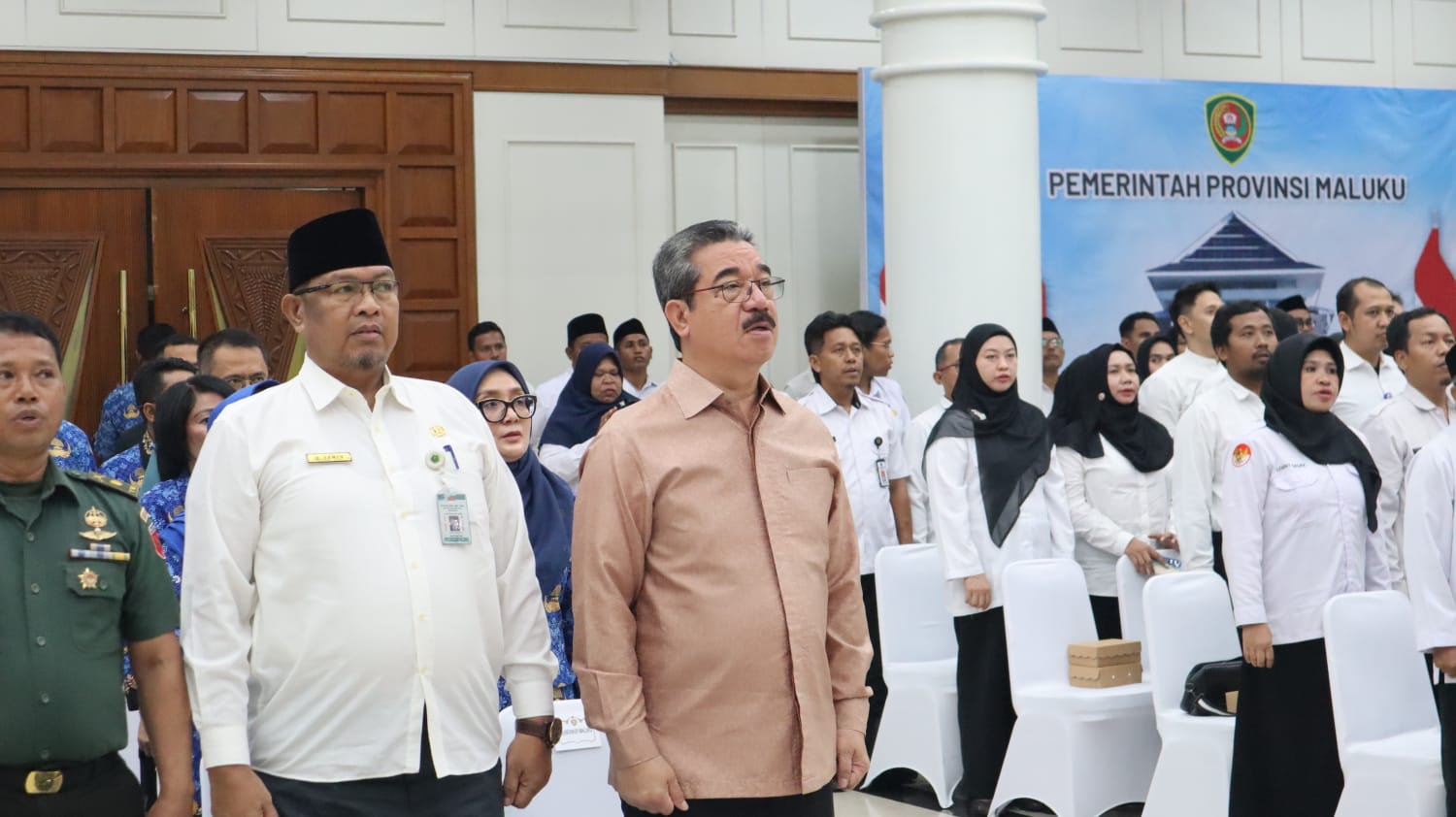 Panitia Penyelenggara Haji 1446 H Embarkasi Antara Provinsi Maluku Resmi Dikukuhkan