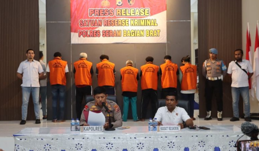 Polres SBB Tetapkan 7 Tersangka Kasus Pencabulan Anak di Bawah Umur