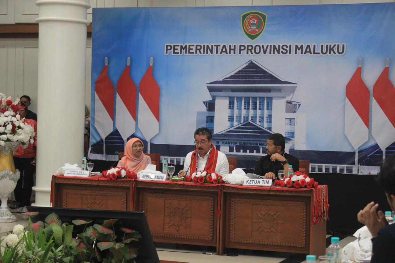 Gubernur Maluku dan Komisi V DPR-RI Bahas Percepatan Pembangunan Daerah Kepulauan