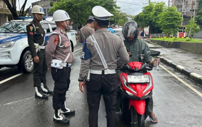 Hari ke Dua Operasi Patuh Salawaku 2025, Polda Maluku Tindak 57 Kendaraan