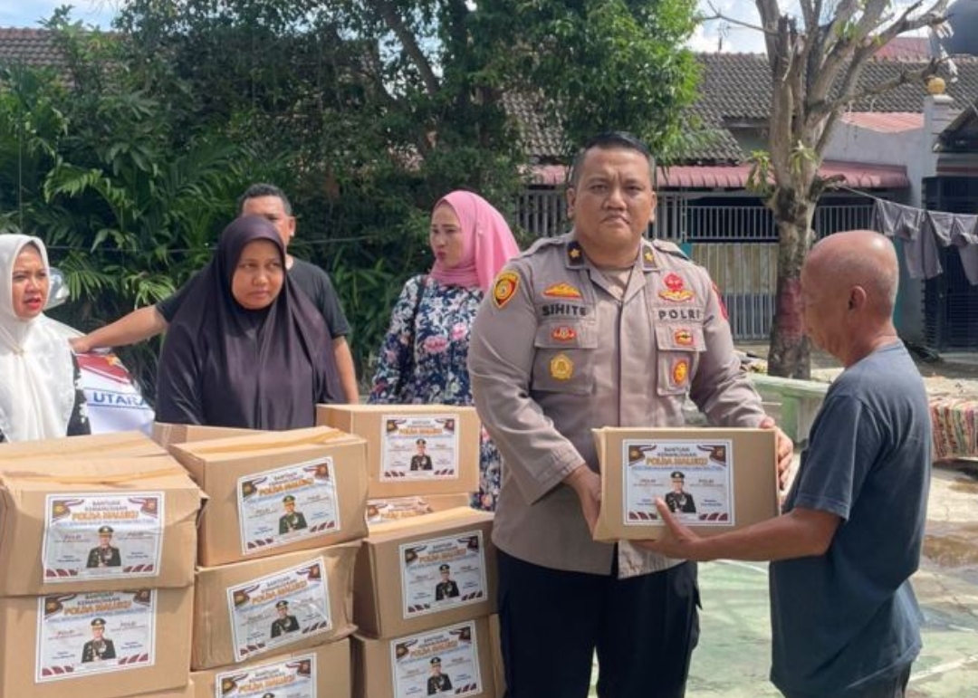 Solidaritas Lintas Pulau! Polda Maluku Kirim 1.000 Paket Sembako untuk Korban Banjir di Sumut