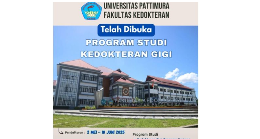 Unpatti Buka Prodi Kedokteran Gigi Pertama di Maluku, Siap Cetak Dokter Profesional