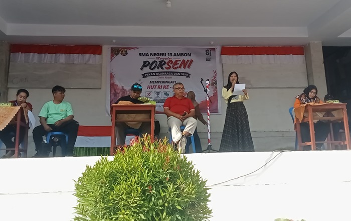SMA Negeri 13 Ambon Akan meriahkan HUT RI Dengan Parade 17