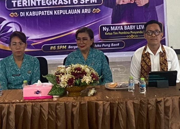 Maya Lewerissa Pimpin Rakor Percepatan Penurunan Stunting di Kepulauan Aru  ‎