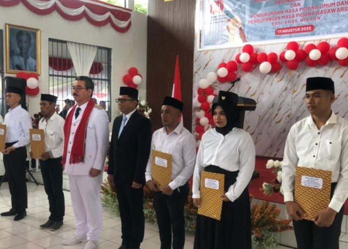 996 Napi Maluku Terima Remisi HUT RI ke-80, Ada yang Langsung Bebas