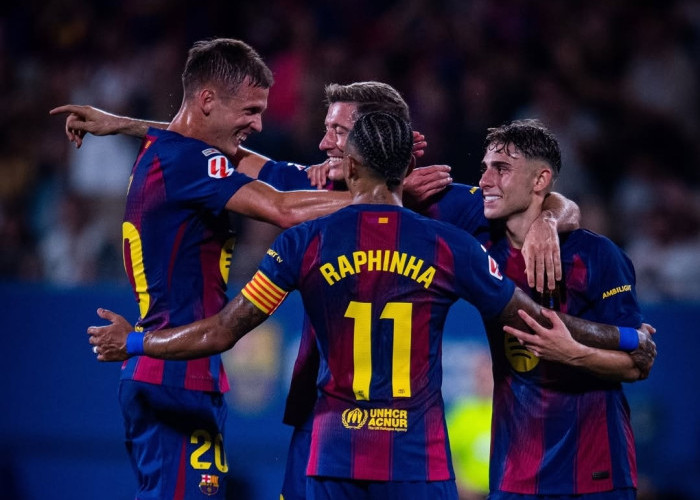 Barcelona Hajar Valencia 6-0, Fermin, Raphinha, dan Lewandowski Jadi Bintang