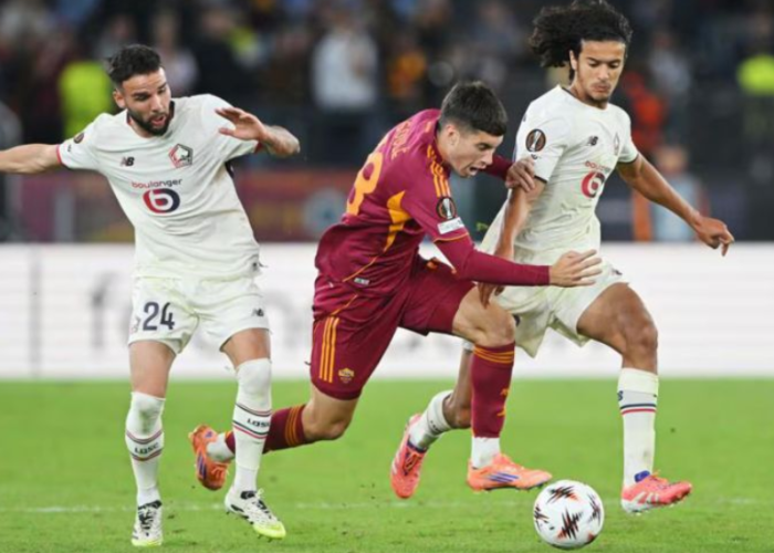 Verdonk Main, Lille Bungkam AS Roma 1-0 di Liga Europa