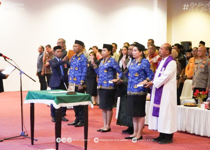 Wali Kota Ambon Lantik 759 PPPK Tahap II