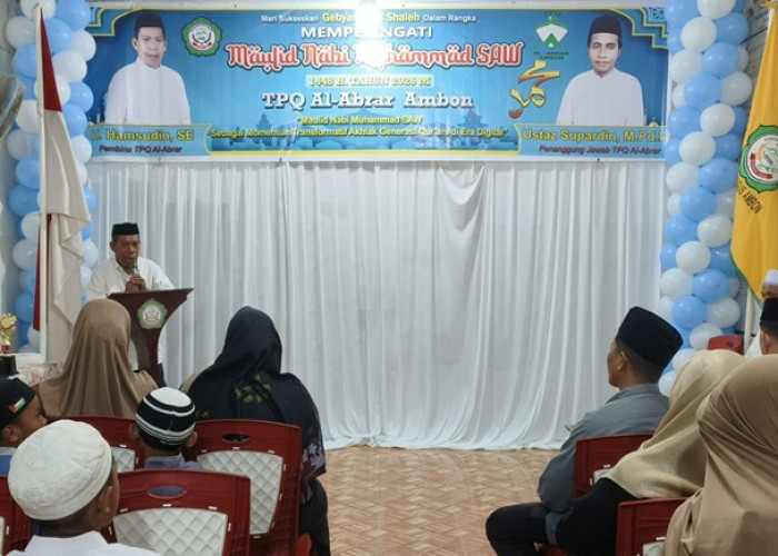 Peringati Maulid Nabi, TPQ Al- Abrar Ambon Adakan Gebyar Anak Shaleh 