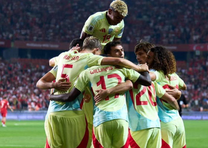 Spanyol Hancurkan Turki 6-0 di Kualifikasi Piala Dunia 2026