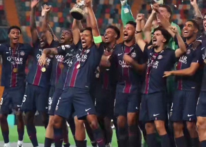 Kalahkan Tottenham, PSG Juara Piala Super Eropa untuk Pertama Kali Dalam Sejarah