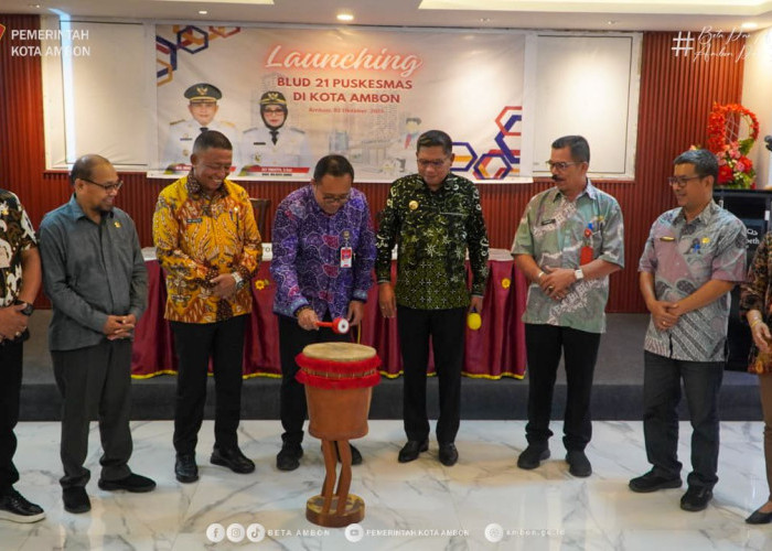 Walkot Ambon Launching BLUD Kesehatan: Harap Pelayanan Semakin Baik