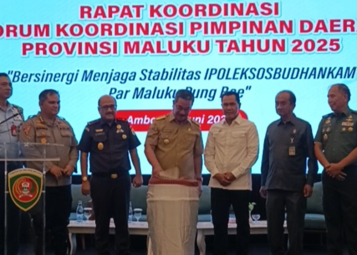Gubernur Maluku Buka Rakor FORKOPIMDA Tahun 2025