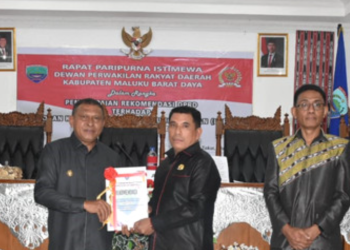 Wabup MBD Terima Rekomendasi LKPJ Tahun 2024