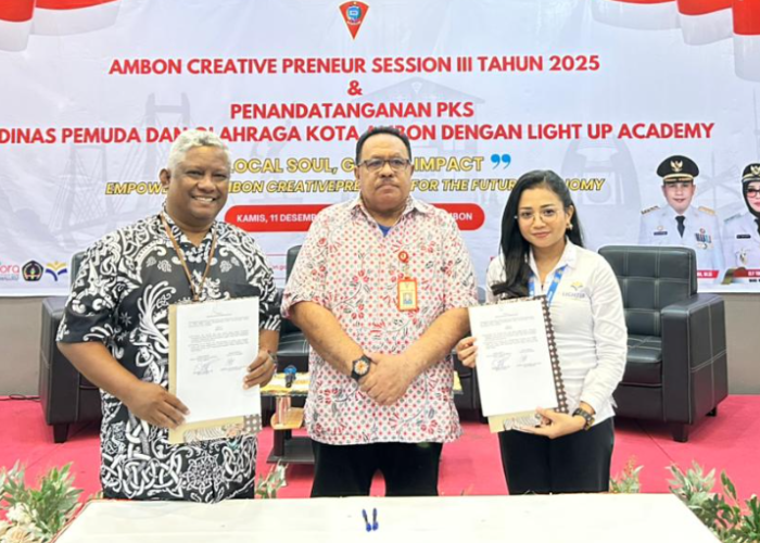 Ambon Creativepreneur Session 3 Sukses Digelar, Dorong Pelaku Ekonomi Kreatif Lokal Menuju Pasar Global