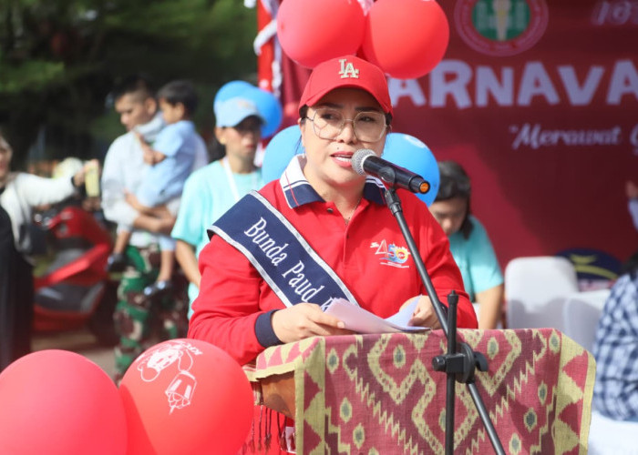 Ambon Gelar Karnaval TK, Bunda PAUD Tekankan Pentingnya Pendidikan Usia Dini