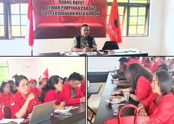 Canangkan KTA-nisasi, DPC PDI Perjuangan Ambon Targetkan 3.000 Anggota Baru  ‎