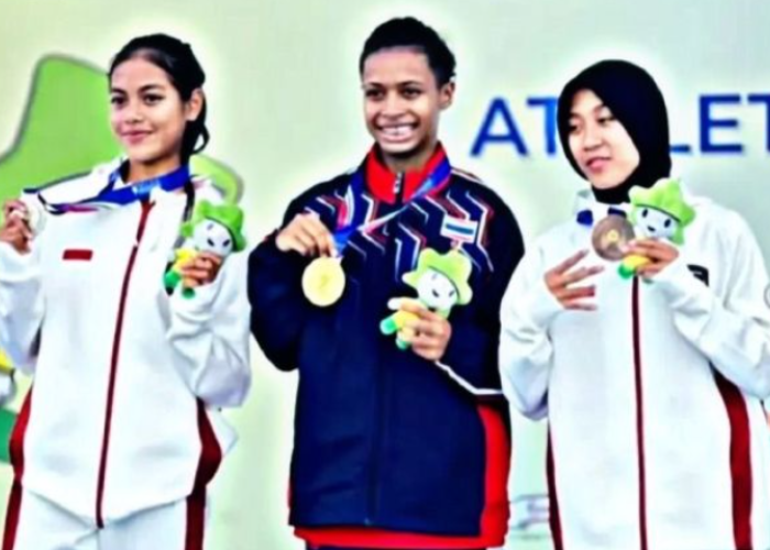 Atlet Maluku Giersha Saimima Raih Perak di ASEAN School Games 2025
