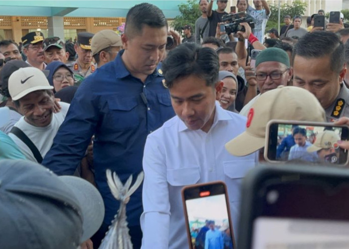 Wapres Gibran Tinjau Pasar Mardika Ambon Pantau Pasokan Pangan