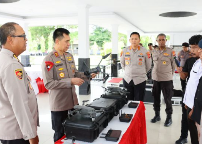 Polda Maluku Siagakan Drone untuk Petakan Kerawanan dan Kemacetan Nataru