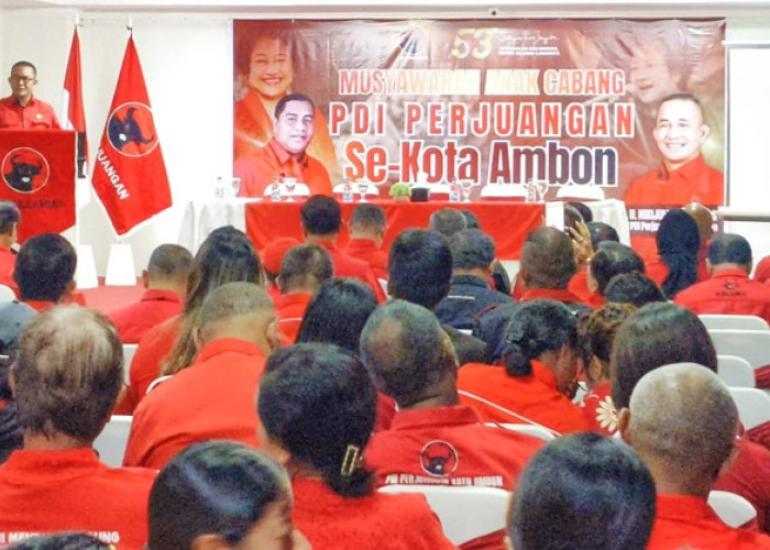 Perkuat Konsolidasi Lewat Musancab se-Kota Ambon, Nikijuluw: PAC Pilar Penting Partai 