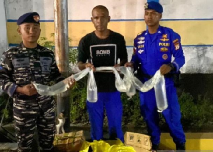 TNI AL Gagalkan Penyelundupan Miras Tradisional Sopi di Seram, Sasarannya Sorong