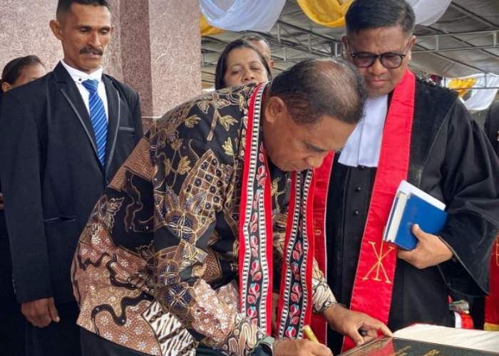 Setelah 11 Tahun Dibangun, Gereja Imanuel di Yafila Amahai Resmi Digunakan