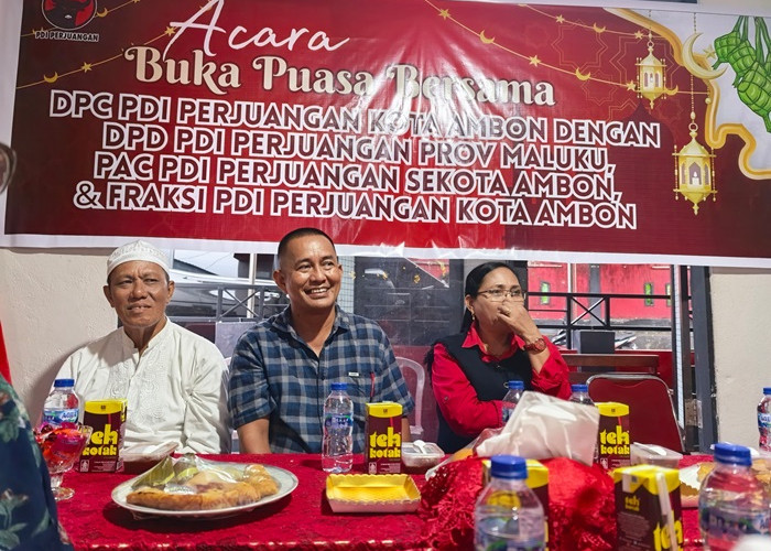 DPC PDI Kota Ambon Bukber DPD dan PaC, Perkuat Toleransi dan Kebersamaan 