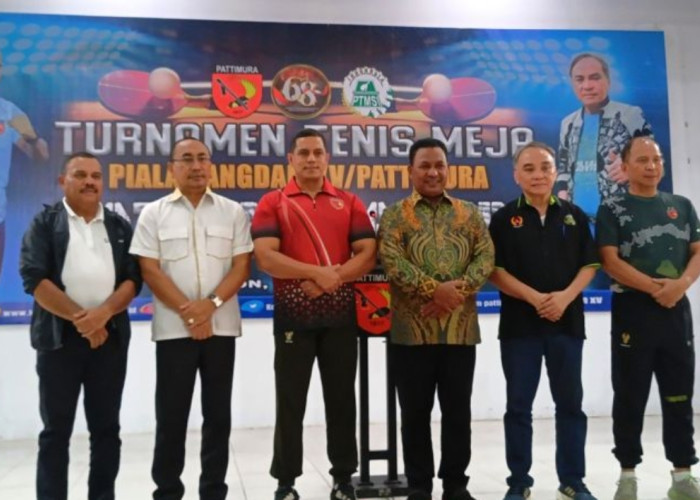 Pemprov Maluku, Kodam XV Pattimura, dan PTMSI Gelar Turnamen Tenis Meja untuk Jaring Atlet Potensial