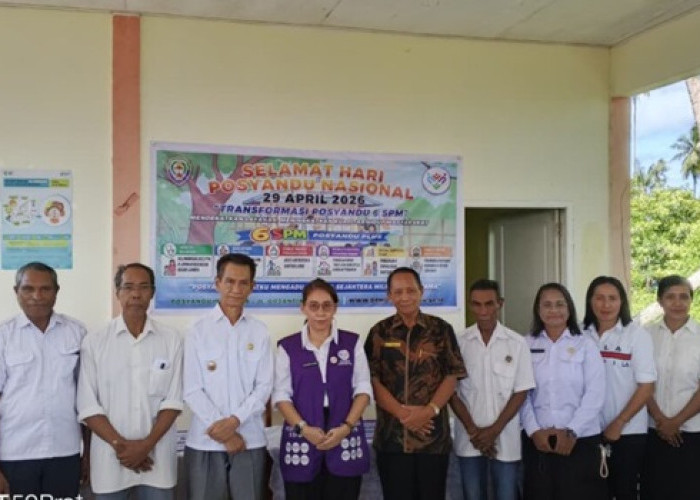 Hari Posyandu Nasional, Wabup Kepulauan Aru Tekankan Transformasi Layanan Kesehatan Terpadu