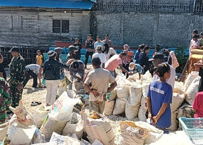 DLH Kepulauan Aru Gandeng TNI/Polri Tertibkan Galian C di Dusun Marbali 