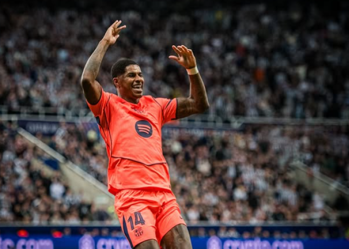 Rashford Borong Dua Gol, Barcelona Bungkam Newcastle 2-1 di Liga Champions