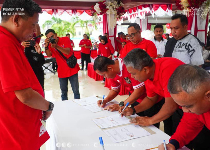Pemkot Ambon Luncurkan Call Center 112 di Momentum HUT ke-450