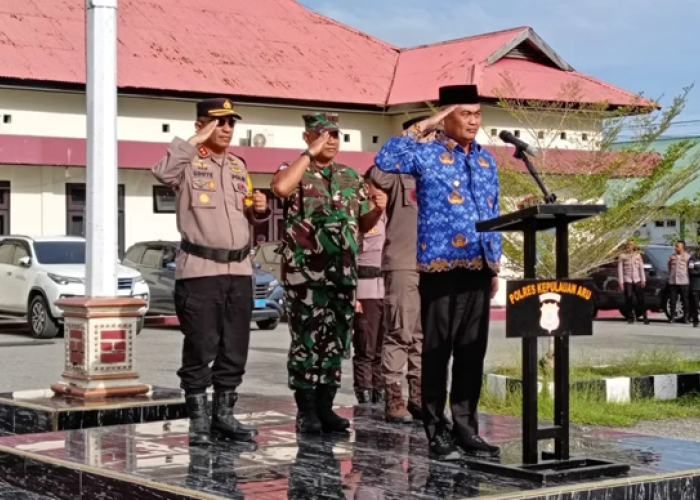 Bupati Aru Pimpin Apel Operasi Ketupat 2026