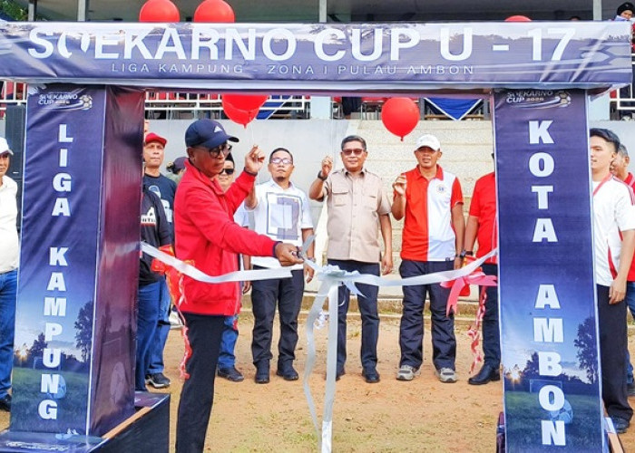 Soekarno Cup U-17 di Ambon Resmi Bergulir, Walikota: Junjung Tinggi Sportivitas 