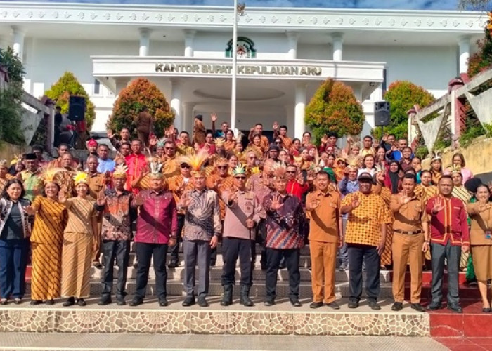 Timotius Kaidel Pimpin Upacara  Harganas ke-33 di Kabupaten KepulauanAru
