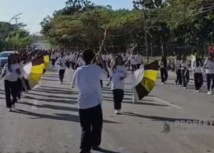 Jalan Santai Pembuka Semarak HUT RI ke 81 di Kabupaten Kepulauan Aru