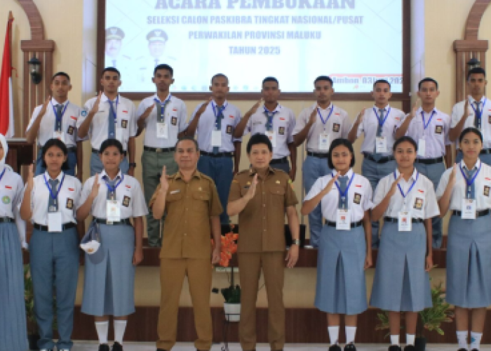 Sekda Buka Seleksi Calon Paskibraka Tingkat Nasional Perwakilan Maluku