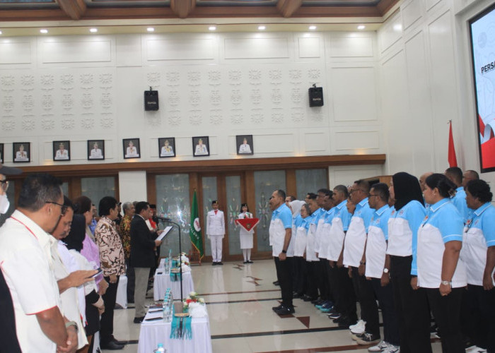 PBVSI Maluku Resmi Dilantik, Gubernur Hendrik Lewerissa Dorong Kebangkitan Voli dari Maluku