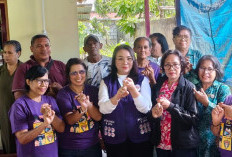 Tinjau Dua Posyandu di Kecamatan Nusaniwe, Lisa Wattimena Tekankan 6 SPM dan Kesehatan Balita 