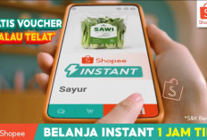 Belanja Sat Set dengan Shopee Instant 1 Jam Tiba, Ada Diskon 50% 