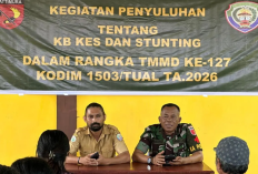 Satgas TMMD Gandeng Dinkes Aru Maksimalkan Edukasi KB dan Stunting