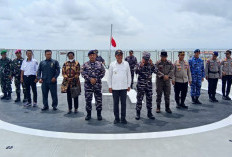 Giat Satgas Trisila-25 TNI AL, Kaidel Hadiri Penjemputan Danguspuria Koarmada III Sorong di Kepulauan Aru
